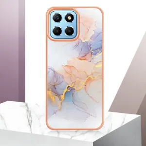 IMD MARBLE Ochranný kryt pre Honor X6 / X8 5G WHITE ORANGE