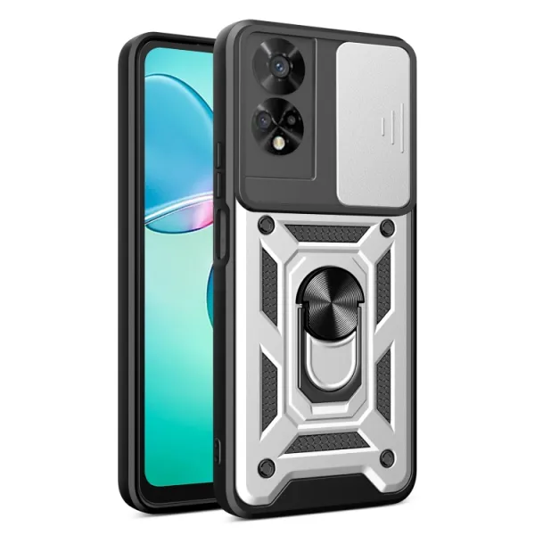 RING CAMERA Kryt s držiakom pre TCL 50 SE strieborný