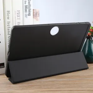 LEATHER Zaklápací kryt pre Honor Pad 9 čierny