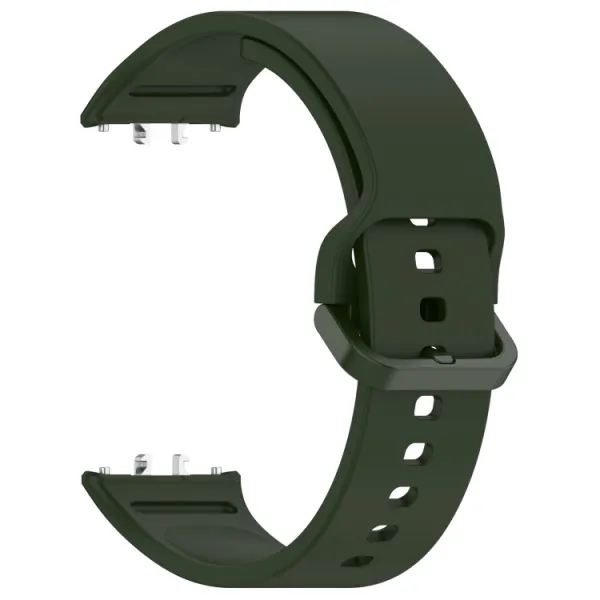 SILICONE Vymeniteľný remienok pre Samsung Galaxy Fit3 tmavozelený