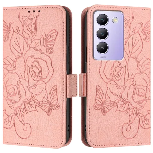 ART MEADOW Peňaženkový obal pre Vivo V40 SE 5G ružový