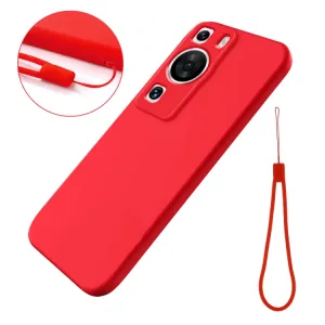 RUBBER Ochranný kryt pre Huawei P60 Pro červený