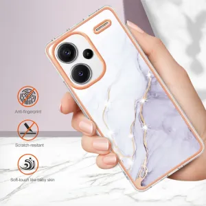 IMD MARBLE Ochranný kryt Xiaomi Redmi Note 13 Pro+ 5G WHITE