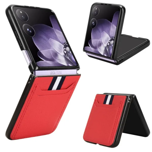 LITCHI Ochranný kryt  Xiaomi Mix Flip červený
