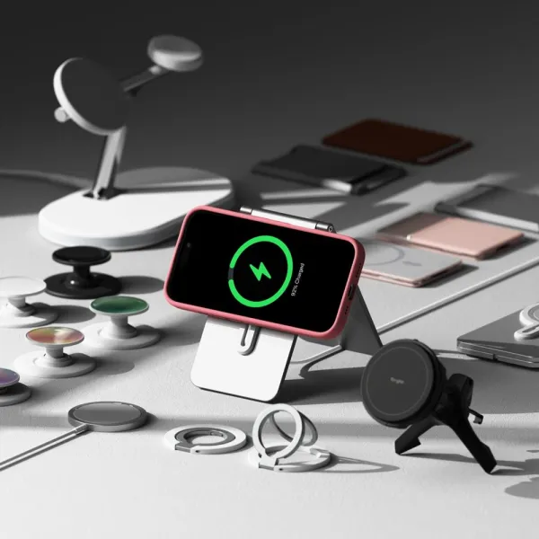 RINGKE SILICONE MAGSAFE Ochranný kryt Apple iPhone 16 PINK
