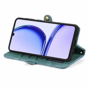 GEOM Peňaženkové puzdro pre Realme Note 50 zelené