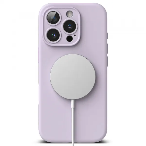 RINGKE SILICONE MAGSAFE Ochranný kryt Apple iPhone 16 Pro Max LIGHT PURPLE