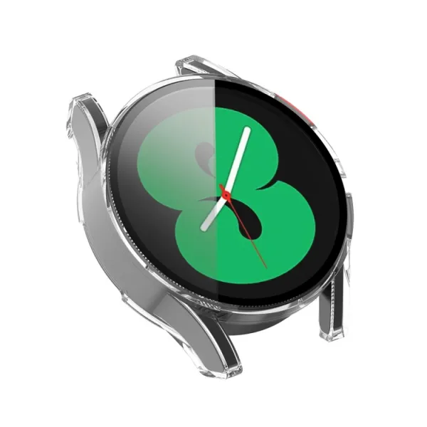 PC FULL COVER Plastový kryt so sklom pre Samsung Galaxy Watch FE priehľadný