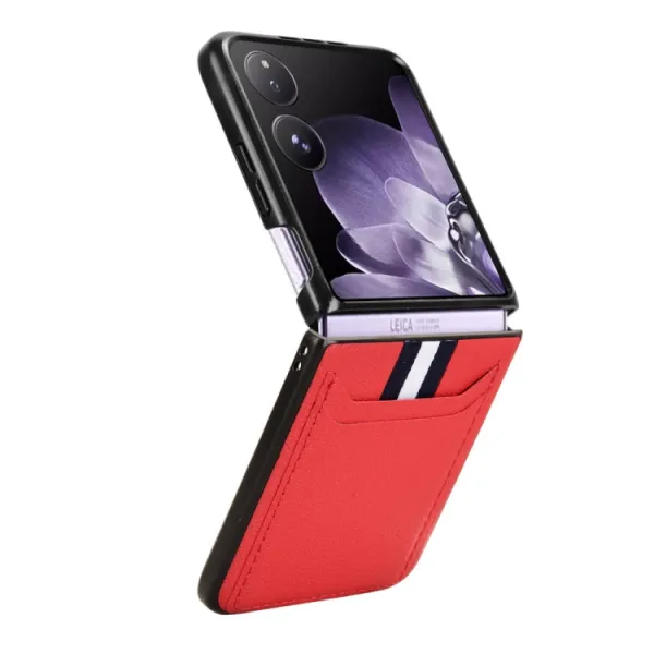 LITCHI Ochranný kryt  Xiaomi Mix Flip červený