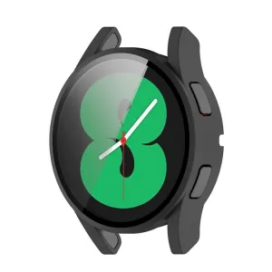 PC FULL COVER Plastový kryt so sklom pre Samsung Galaxy Watch FE čierny