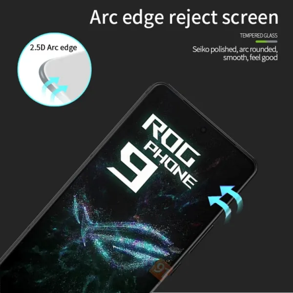 3D Tvrdené ochranné sklo pre Asus ROG Phone 9 / ROG Phone 9 Pro