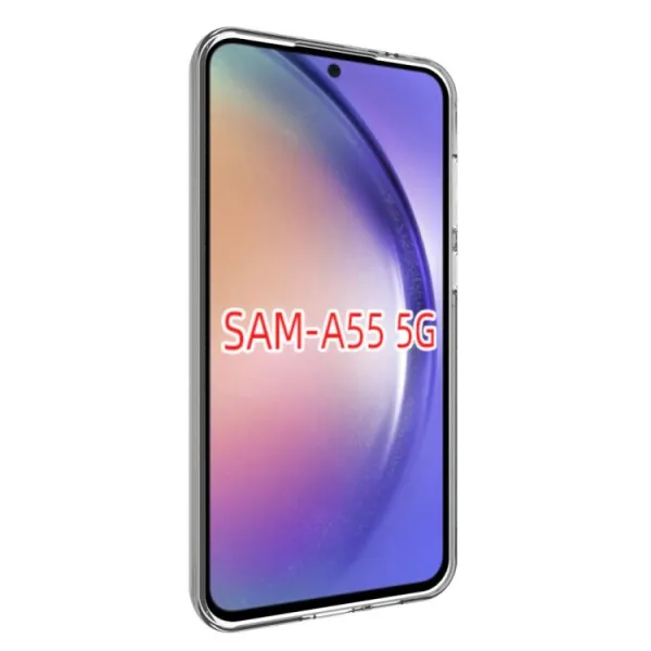 TPU Ochranný kryt pre Samsung Galaxy A55 5G priehľadný