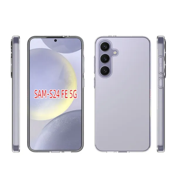 TPU Ochranný kryt pre Samsung Galaxy S24 FE 5G priehľadný