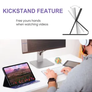 ART Zaklápacie puzdro pre Lenovo Tab P11 Pro Gen 2 PURPLE BUTTERFLY