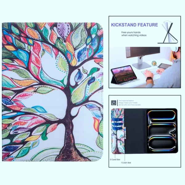 ART Zaklápacie puzdro pre Lenovo Tab P11 Pro Gen 2 LIFE TREE
