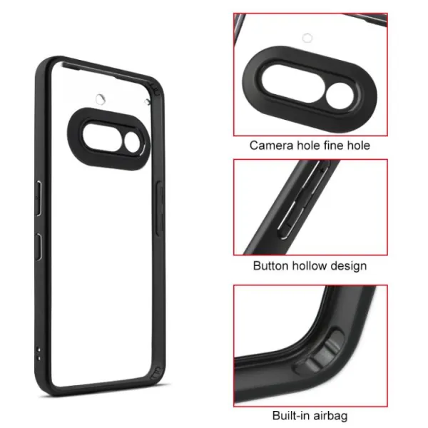 SHOCK Extra odolný kryt Nothing Phone (3a) čierny