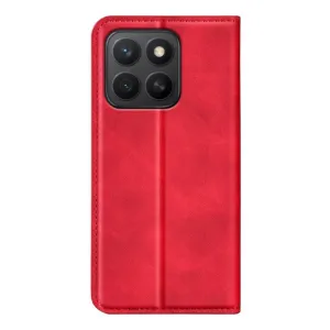 MAGNETIC Zaklápací kryt pre Honor X8c červený