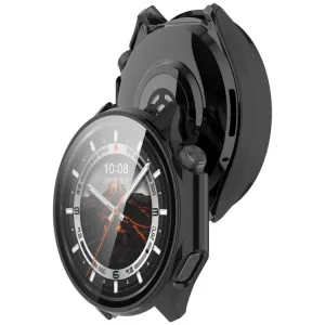 PC FULL COVER Plastový kryt so sklom pre OnePlus Watch 3 čierny
