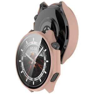 PC FULL COVER Plastový kryt so sklom pre OnePlus Watch 3 ružový