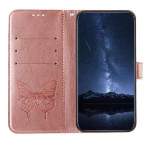 ART BUTTERFLY Peňaženkový obal pre Vivo V50 5G ružový