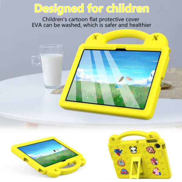 FANY Detský kryt na tablet pre Lenovo Tab 10.1 žltý