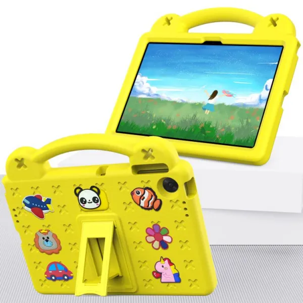 FANY Detský kryt na tablet pre Lenovo Tab 10.1 žltý