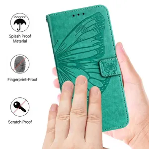 ART BUTTERFLY Peňaženkový obal pre Honor 400 Lite 5G zelený
