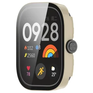 PC FULL COVER Plastový kryt so sklom pre Xiaomi Redmi Watch 5 béžový