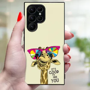 MY ART Ochranný kryt pre Samsung Galaxy S24 Ultra 5G GIRAFFE (180)