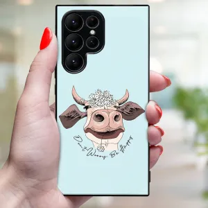 MY ART Ochranný kryt pre Samsung Galaxy S24 Ultra 5G HAPPY COW (181)