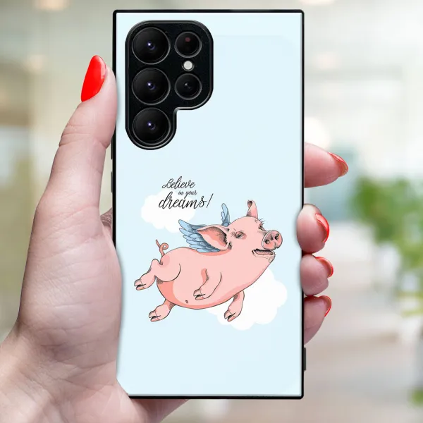 MY ART Ochranný kryt pre Samsung Galaxy S24 Ultra 5G PIG (186)