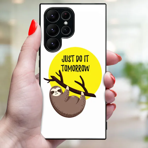 MY ART Ochranný kryt pre Samsung Galaxy S24 Ultra 5G SLOTH (188)