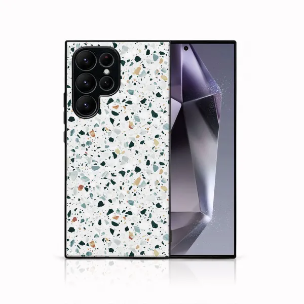 MY ART Ochranný kryt pre Samsung Galaxy S24 Ultra 5G GREY TERRAZZO (163)
