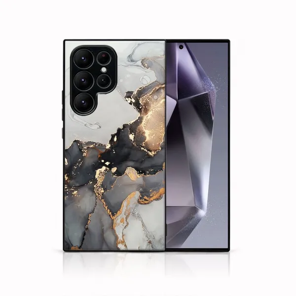 MY ART Ochranný kryt pre Samsung Galaxy S24 Ultra 5G GREY MARBLE (140)