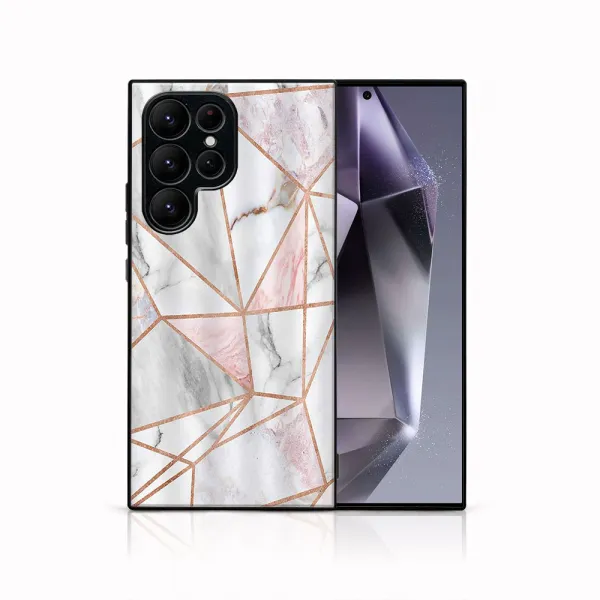 MY ART Ochranný kryt pre Samsung Galaxy S24 Ultra 5G PINK MARBLE (143)