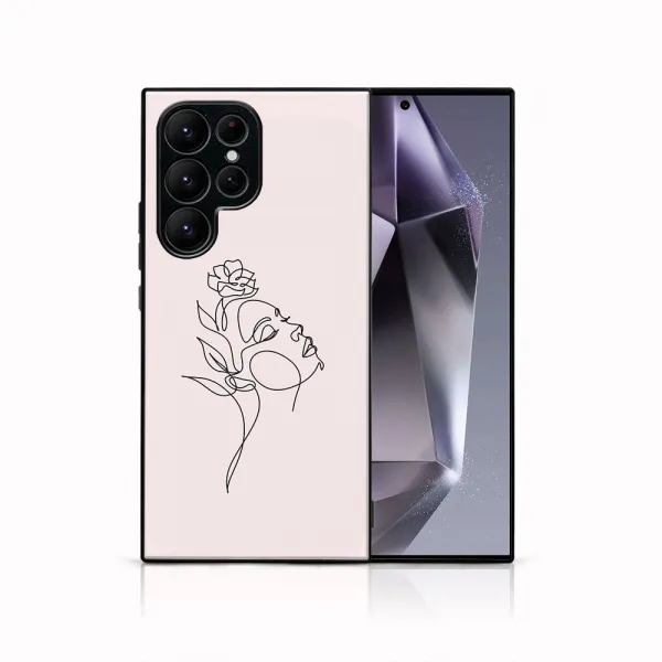 MY ART Ochranný kryt pre Samsung Galaxy S24 Ultra 5G ROSE GIRL (198)