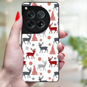 MY ART Kryt s vianočným dizajnom OnePlus 12 DEER (068)