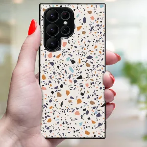 MY ART Ochranný kryt pre Samsung Galaxy S24 Ultra 5G BEIGE TERRAZZO (162)