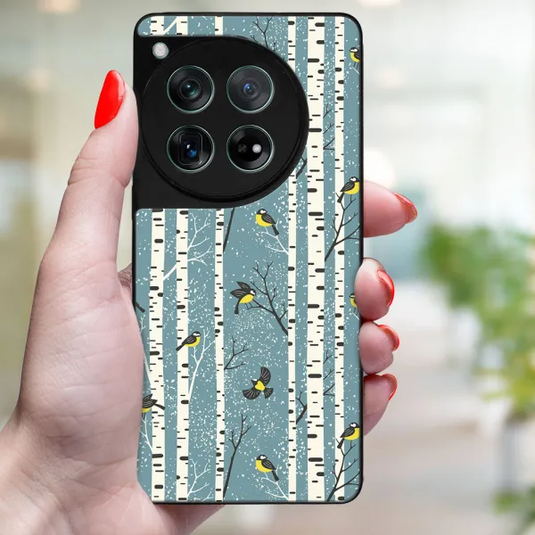 MY ART Kryt s vianočným dizajnom OnePlus 12 BIRCH (072)