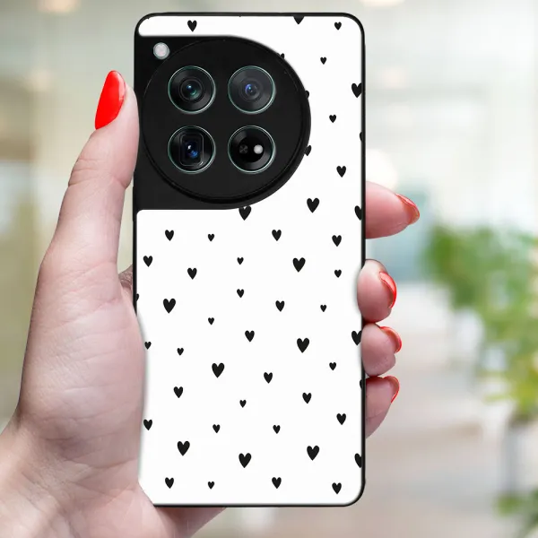 MY ART Ochranný kryt pre OnePlus 12 BLACK HEARTS (167)
