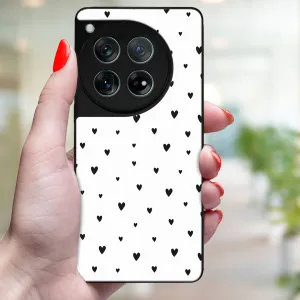 MY ART Ochranný kryt pre OnePlus 12 BLACK HEARTS (167)