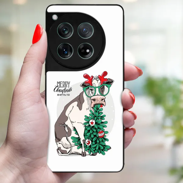 MY ART Kryt s vianočným dizajnom OnePlus 12 MERRY CHRISTMAS (074)