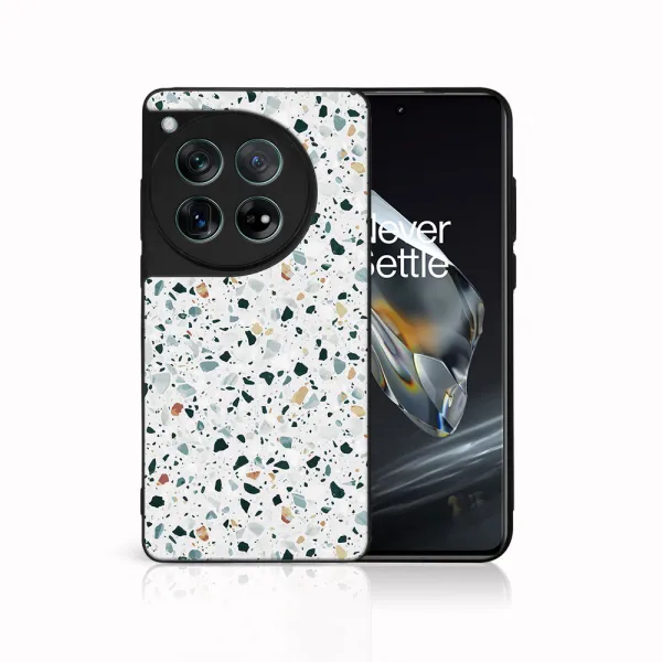 MY ART Ochranný kryt pre OnePlus 12 GREY TERRAZZO (163)