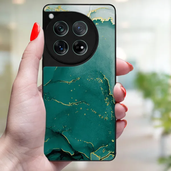 MY ART Ochranný kryt pre OnePlus 12 GREEN MARBLE (145)
