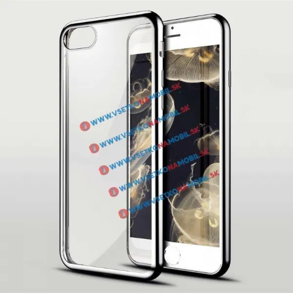 Ochranný kryt pre Apple iPhone 7 / iPhone 8 METALLIC čierny