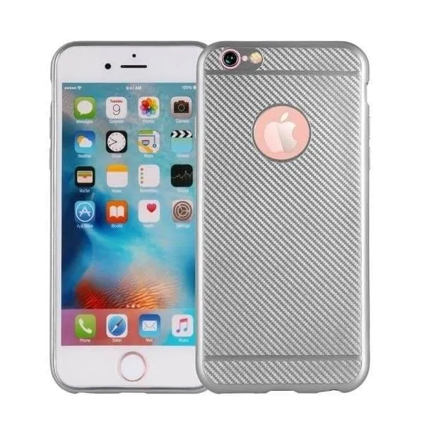 FIBER Ochranný kryt Apple iPhone 8 strieborný