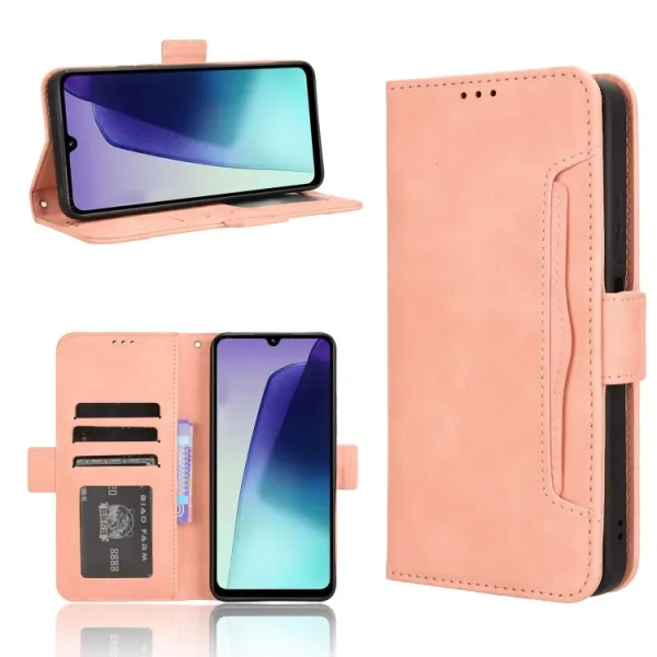 SLOT Peňaženkový obal pre Xiaomi Redmi 14C / Poco C75 ružový