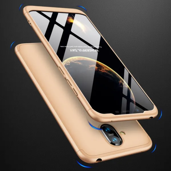 360° ochranný kryt Nokia 8.1 zlatý