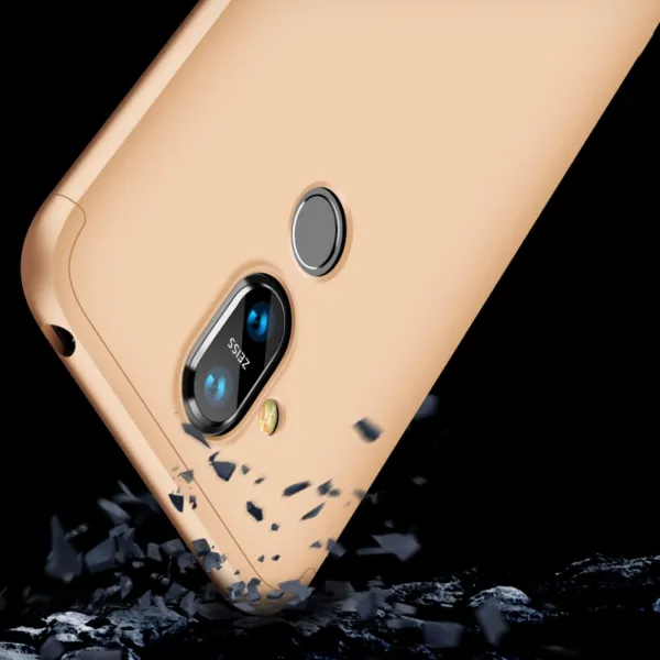 360° ochranný kryt Nokia 8.1 zlatý