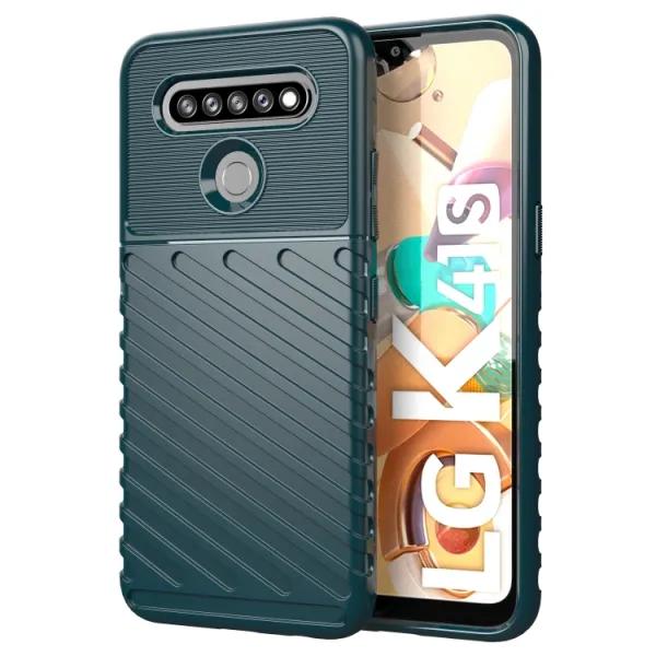 THUNDER Ochranný obal LG K41s zelený